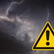 The warning will be in place for Northern Ireland for Monday afternoon and evening