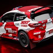 GN Motorsport MRF Tyres Dealer Team Ford Fiesta Rally2 that Jon Armstrong will contest the the Royal Rally of Scandinavia in alongside  Swedish co-driver Julia Thulin.