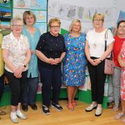 'Women as One' group. Karen Muldoon, Marion Parker, Michelle Venn, Pauline McGovern, Eileen Keaney, Pauline McKeown and Una O'Reilly.