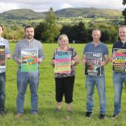 Belcoo Sports and Festival Committee members Shane Timoney, Patrick Keaney, Marie McMorrow, Gary Timoney and Francis Keaney.