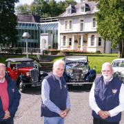 Members of Erne Vintage Car Club, George Ogle, with his 1937 Morris 8 Tourer; Stanley Moffatt, with his 1936 Rolls Royce 20-25 and Noel Grainger with his 1963 Wolseley.