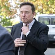 Tech billionaire Elon Musk arriving to a closed-door gathering of tech CEOs at Capitol Hill in Washington recently. Photo: AP.