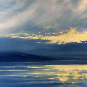 'Lake Aureate', oil on canvas by R J Brian Coulter.