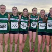 Annabelle McKenzie, Megan Mullally, Eve Cox, Ava Hennessy, Beth Buchanan and Orlaith Kelly who won Ulster bronze at Stranorlar.