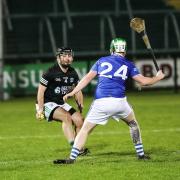 Ciaran Duffy finds Conor Shalvey blocking his path