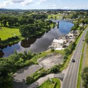 The proposed site of part of the A4 Enniskillen bypass.
