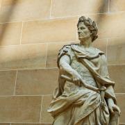 A sculpture of Julius Caesar. He said: "I have lived long enough both in years and in accomplishments" - though whether or not he meant in leap years, which he is thought to have devised, or standard years, is unknown. Stock image.