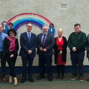 DfE permanent secretary, Dr Mark Browne, pictured at St Mary's Primary School, Fivemiletown.