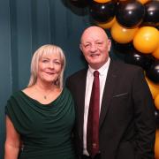 'Sambo' McNaughton with his wife, Ursula at the Erne Gaels Dinner Dance.