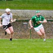 Fermanagh's Rory Porteous in action against Warwickshire in the NHL Division 3B final last Sunday.