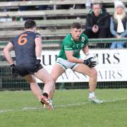 Sean Cassidy in action against Armagh in the league earlier this year.