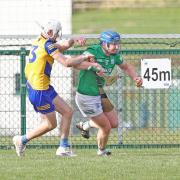 Ryan Bogue in action against Roscommon in last year's NHL Division 3A.