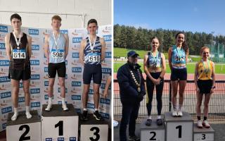 Frank Buchanan and Edel Monaghan picked up gold medals at the weekend.
