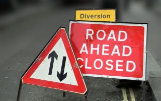 Warnings on road closures have been issued by DfI.