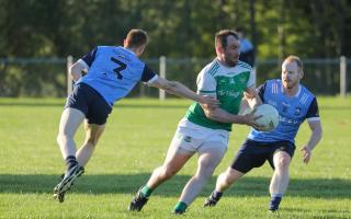 Sean Quigley was influential for Roslea against Belcoo.